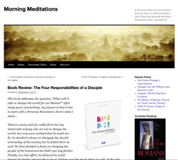 Morning Meditations site thumbnail